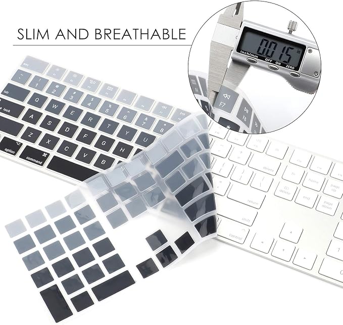 Allinside Ombre Gray Cover for Apple iMac Magic Wireless Keyboard - Image 4