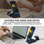 Suitable for iPhone MagSafe Battery Park Wireless Charging Stand, 3in1 Charging - Image 5