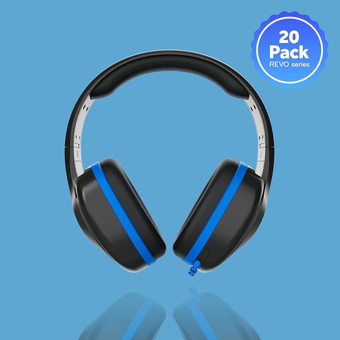 ThinkWrite Technologies REVO TW300, Premium Wired Over-Ear Headphones, Noise - Image 2