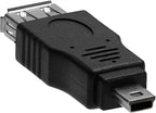 Cmple - [10 Pack Mini USB to USB Adapter Standard USB 2.0 A Female Jack to Mini - Image 2