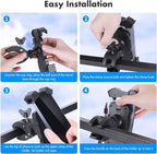Universal Golf Cart Phone Holder, Adjustable Bike Phone Mount Bike Phone Holder - Image 7