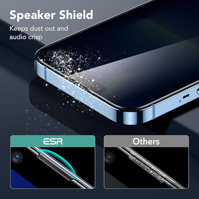 ESR 3 Pack for iPhone 14 Plus/13 Pro Max Privacy Screen Protector, Anti-spy - Image 6