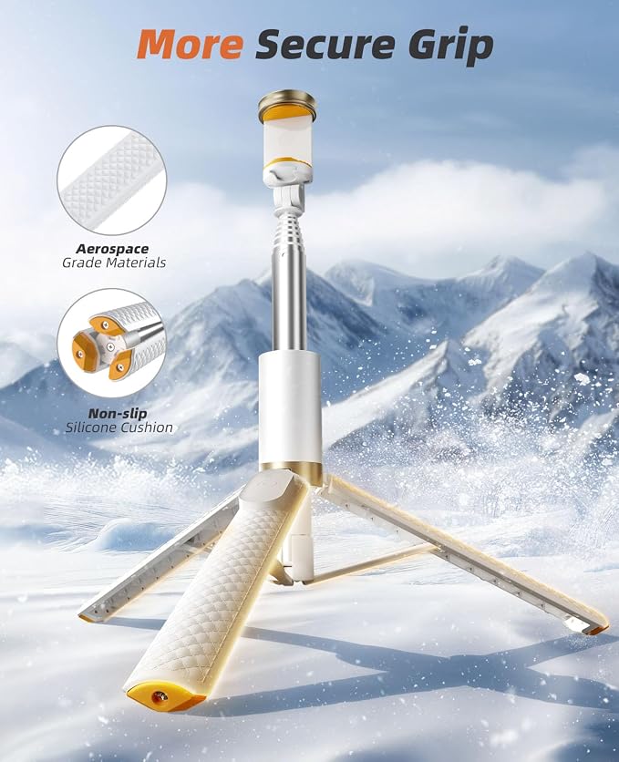 62" Phone Tripod & Selfie Stick, Tripod - Image 4