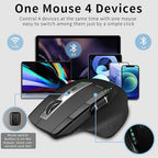 Rapoo Bluetooth Wireless Mouse, 4 Adjustable DPI Rechargeable, Laser Mouse - Image 2