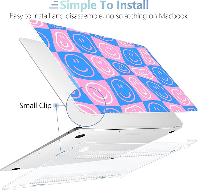 MEEgoodo for MacBook Air 13 inch Case 2021 2020 2019 2018 Released A2337 M1 - Image 4