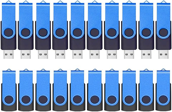 ABLAZE Flash Drives 2GB 20 Pack, USB 2.0 Thumb Drive Bulk by ABLAZEGlobal