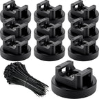 Yookeer 60 Pieces Magnetic Zip Tie Mount Multipurpose Cable Holder Magnets by Yookeer