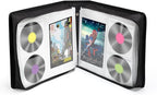 LIOVODE DVD Case 128 DVDs and 64 Booklets Capacity, CD/Blu-ray Storage Binder by LIOVODE