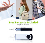 64GB Flash Drive 10 Pack, Wooolken USB 2.0 Thumb Drive Bulk Pen Drive Metal - Image 6