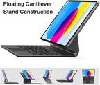 Magic Keyboard Case for iPad 11th/10th Generation 2022, Magnetic Stand - Image 5