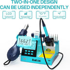 BK602S 2 in1 Soldering Iron Hot Air Rework Station, Digital Soldering Welding - Image 2