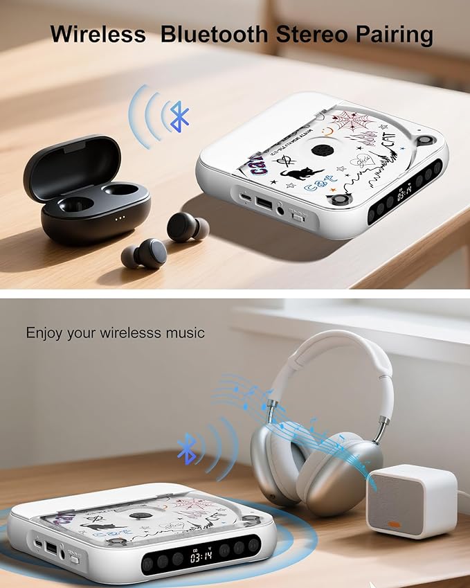 ENVYCLOUD CD Player Portable - Image 3