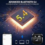 Wireless Earbuds, 40H Playback Mini Case IP7 Waterproof Sports Earphones - Image 3