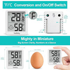 Indoor Humidity Meter Hygrometer 3Pack, Room Thermometer - Image 3