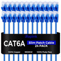 Rapink Patch Cables Cat6a 5ft Slim, Cat6a Ethernet Patch Cable 10G Support by Rapink
