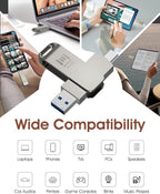 MOSDART 128GB USB3.1 Fast Speed C and A Dual Flash Drive, exFAT Memory Stick - Image 5