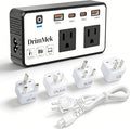 200W Voltage Converter US to Europe, Step Down Travel Power Adapter by DrimMekPowerInverter