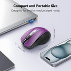 TECKNET Wireless Mouse, 2.4G Ergonomic Optical Mouse, Computer Mouse - Image 2