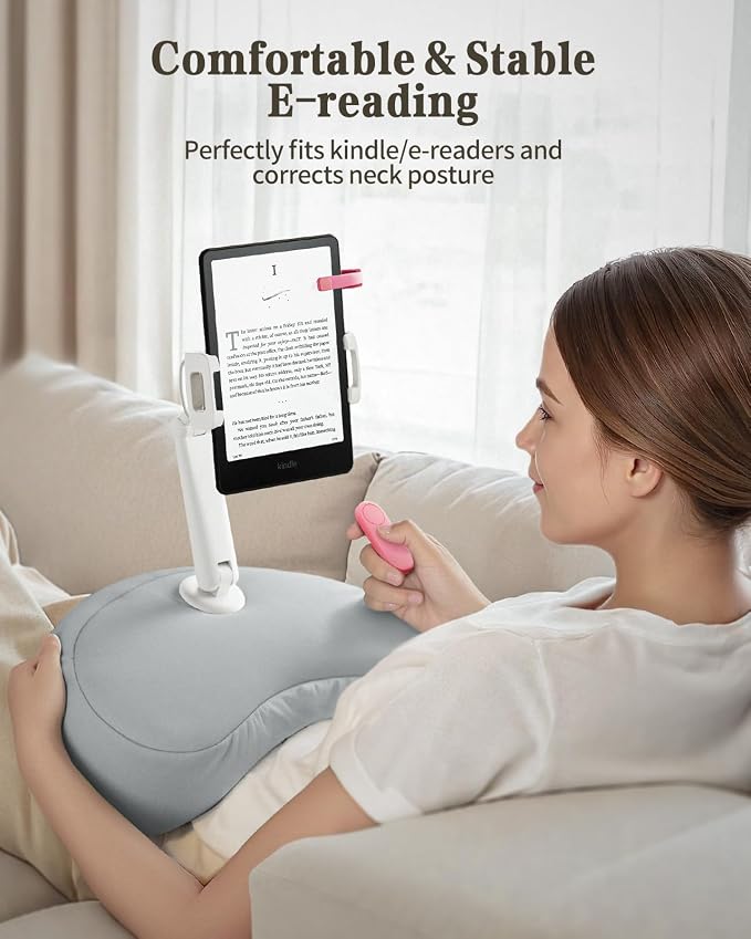 SAIJI Kindle Pillow Stand, iPad Stand Compatible - Image 2