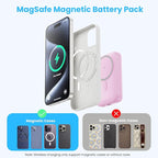 Magnetic Portable Charger 10800mAh, 4-in-1 Wireless Power Bank - Image 5