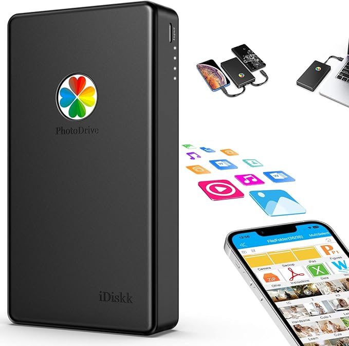 iDiskk App-le Certified, 2TB External Hard Drive, by iDiskkDirect
