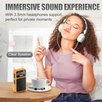 PRUNUS J-555 Pocket Radio AM FM USB-C Charging& Battery Operated, Excellent - Image 6