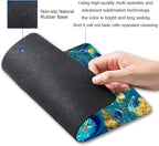 Green Blue Marble Mouse Pad, Gaming Creativity Custom Non-Slip Rubber Base Cute - Image 2