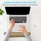 Dapesuom Enlarge Keyboard Wrist Rest, Cute Memory Foam Keyboard Wrist Cushion - Image 7