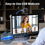 MOKOSE USB Camera 4K, USB3.0 Manual Focus Webcam - Image 5