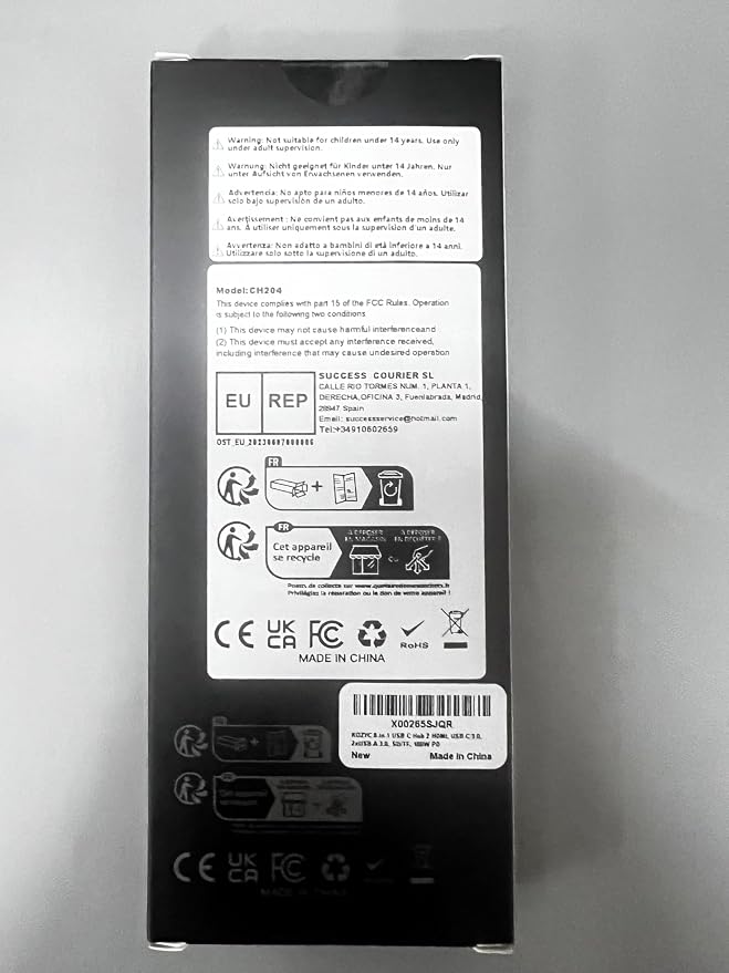 USB C Docking Station Dual Monitor, 8-in-1 USBC Hub - Image 8
