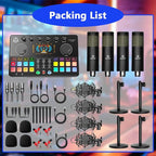 Podcast Equipment Bundle for 4, Audio Interface - Image 6