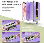 9H Tempered Glass, Anti-Glare, Full Coverage, Anti-Fingerprint, Auto Dust - Image 3