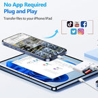 SD Card Reader for iPhone iPad, ADRUDY SD Card Reader - Image 5