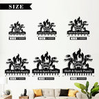 Personalized Flaming Motoclycle Key Holder Wall Mount, Custom Metal Key Rack - Image 6