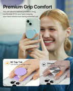 Sinjimoru for MagSafe Phone Grip, Soft Silicone Magnetic Finger Grip for iPhone - Image 2