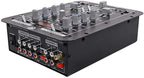 Rockville RDJ2 2-Channel DJ Mixer USB Playback, Cue Monitor, 4 Line Inputs - Image 3