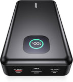 140W Power Bank, 25000mAh Laptop Portable Charger by Ansody