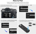 for Fuji Camera Rechargeable Shutter Release, AODELAN Wireless Remote Control - Image 8