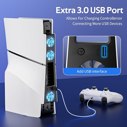 Cooling Fan for PS5 Slim, Compatible - Image 6