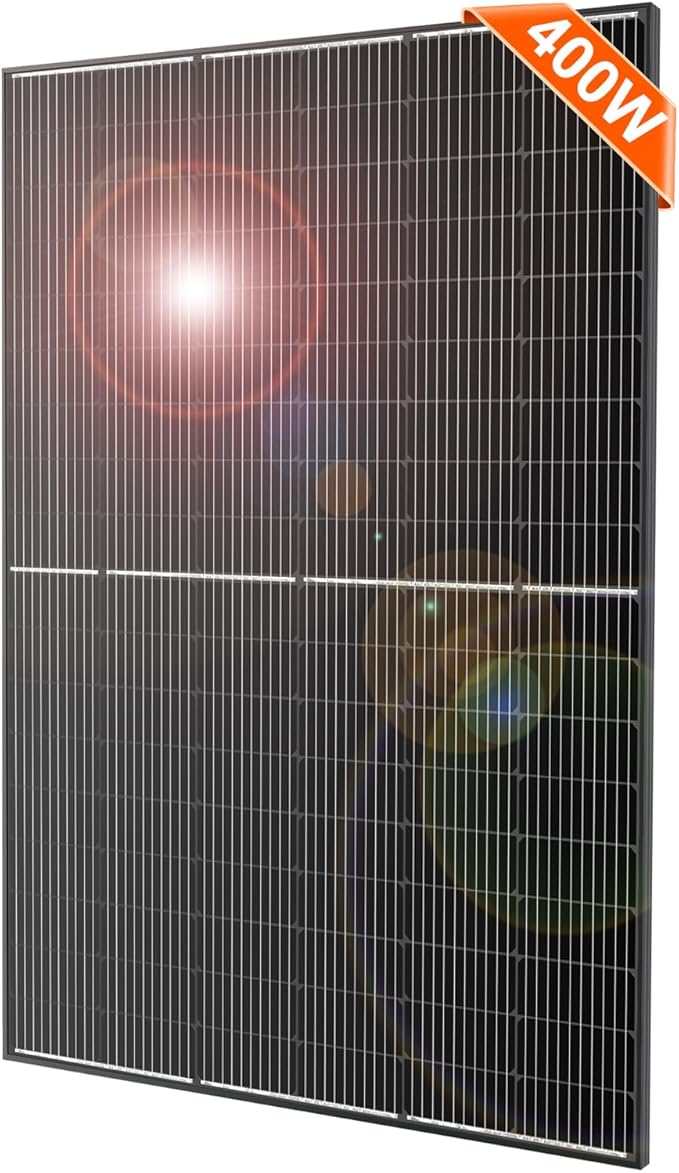 DOKIO 400W Monocrystalline Solar Panel 12/24V, 3 m MC4 Cable by DOKIO