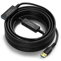 USB 3.0 Active Extension Cable 35 Feet, Long USB Type-A Male to Female Extender by Conable