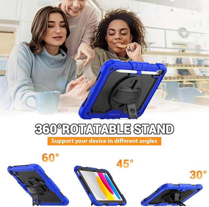 SEYMAC for iPad 11th/10th Generation Case 2025/2022, Sturdy Heavy Duty - Image 4