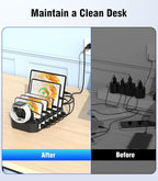 6 IN 1 Fast Charging Station for Multiple Device【Durable & Safe Charging】6 - Image 5