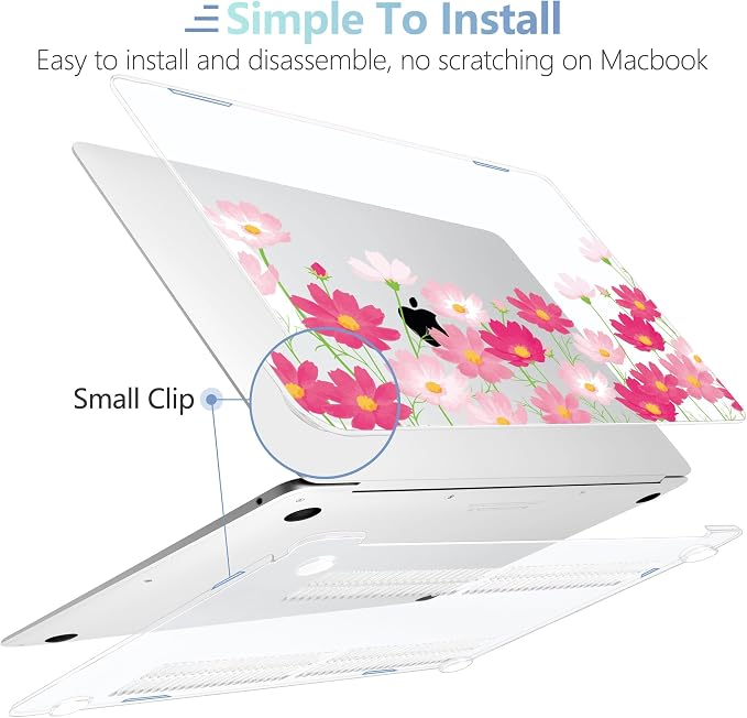MEEgoodo for MacBook Air 13 inch Case 2021 2020 2019 2018 Released A2337 M1 - Image 4