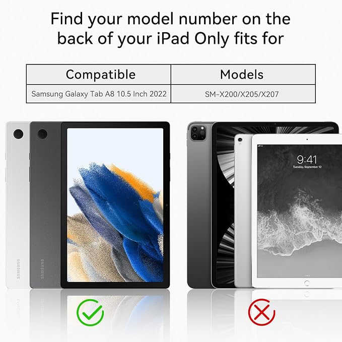 for Samsung Galaxy Tablet A8 Case 10.5 inch 2022 SM-X200/X205/X207 - Image 2