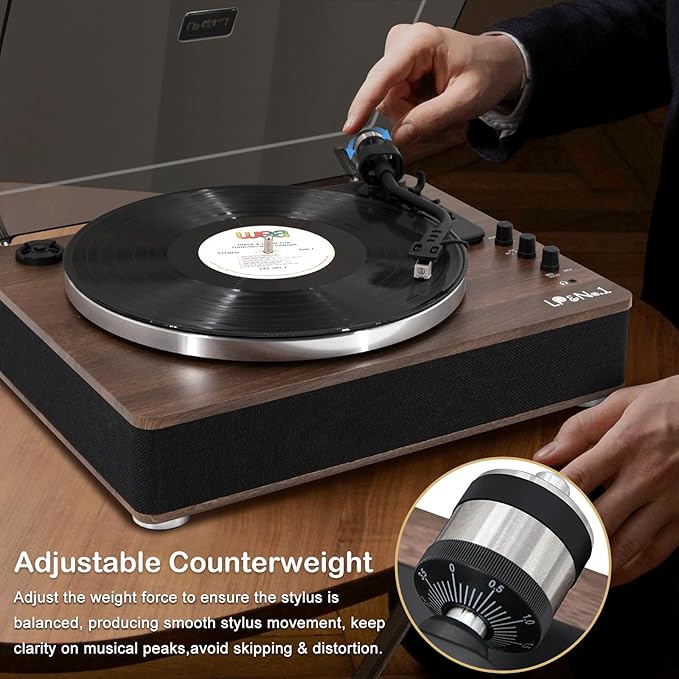 LP&No.1 Vinyl Record Player - Image 4
