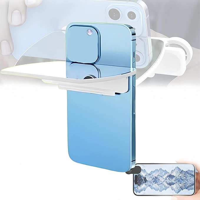 Mirror Effect Lens, Smartphone Camera Mirror Reflection Clip Kit Phone Camera by Unknown