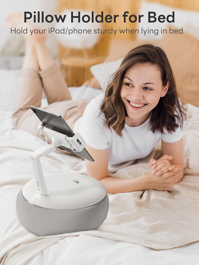 SAIJI Kindle Holder Pillow, Tablet Holder Compatible - Image 2