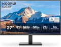 KOORUI 27 Inch QHD IPS Ultra-Thin Computer Gaming Monitor, 100Hz Refresh Rate by KOORUI
