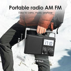 LEOTEC AM FM Radio with Bluetooth, Portable Radio Strong Reception, Plug in Wall - Image 7